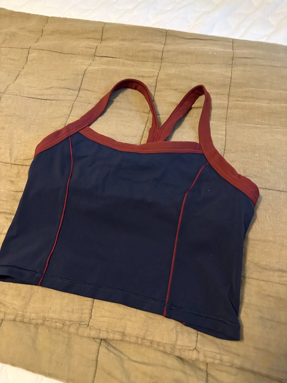 lululemon wunder train piped tank